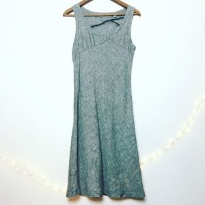 Horny Toad 100% Linen Grey Tank Dress